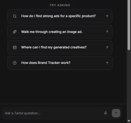 Tartol Agent question input