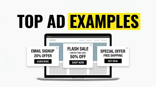 Top Pop-Up Ad Examples 2024
